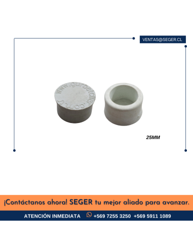 TAPÓN PLÁSTICO 25MM PARA MOLDAJE