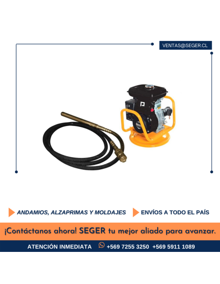 SONDA VIBRADORA 45 MM / 6.0 MT / 5.5 HP / 93 OCT