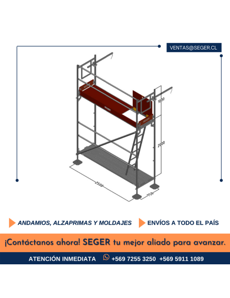 Andamio Europeo de Fachada NOR 48 | Seger