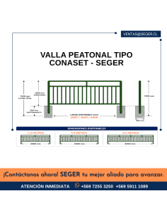valla peatonal conaset - seger 2