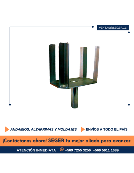 CABEZAL GALVANIZADO PARA ALZAPRIMA