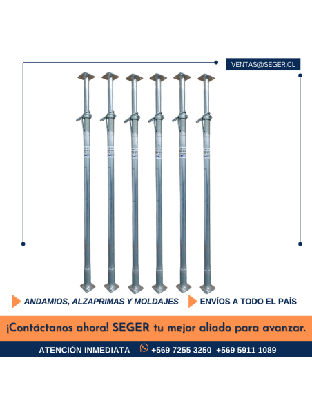 ALZAPRIMA A-300 TIPO ALEMANA GALVANIZADA BASE REFORZADA