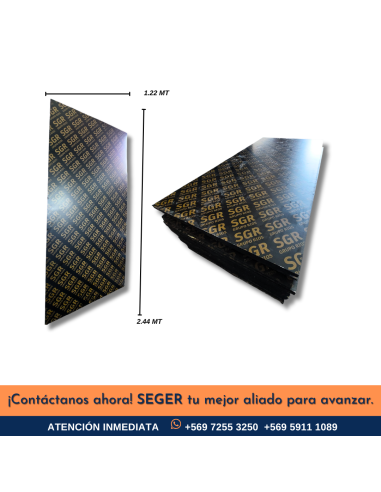 TERCIADO FENOLICO ‘STD’ 18MM 1.22X2.44MT LOGO SGR