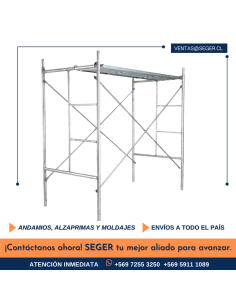 ANDAMIO A-95 TUBO GALVANIZADO ROBUSTO