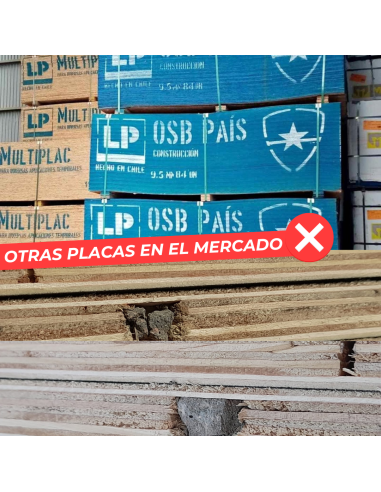 OSB 9.5MM 1.22 X 2.44MT ESTRUCTURAL TIPO AMERICANA CALIDAD PREMIUM