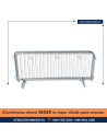 Valla Peatonal SEGER 2.50mt | Pintura al Horno | Stock Hoy